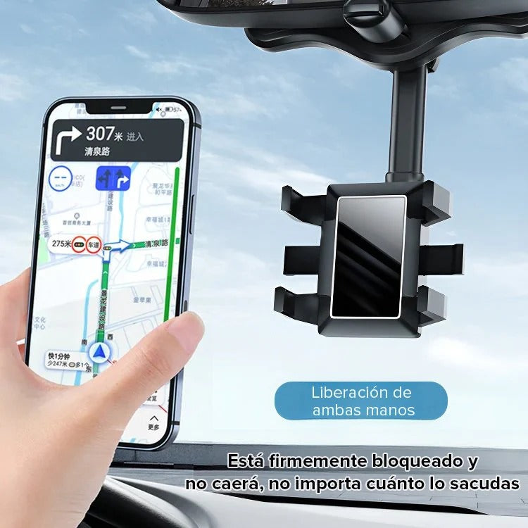 Soporte de teléfono para Espejo Retrovisor + Envió Gratis + Pago Contra entrega